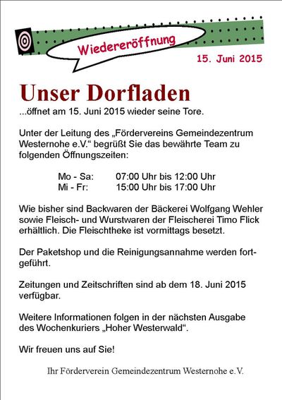Dorfladen Eroeffnung 2015 06